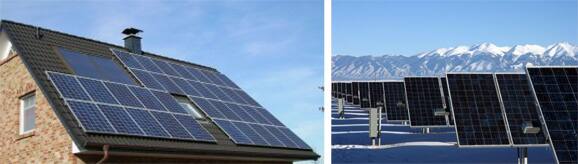 UK rooftop, Colorado solar farm